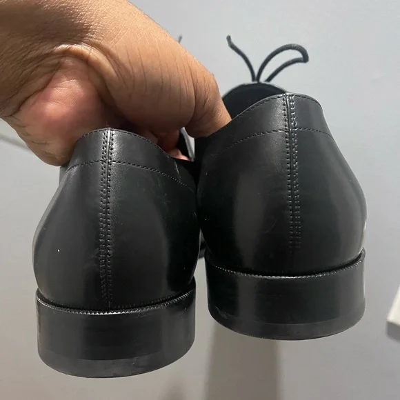 Tod’s Black Dress lace ups shoes Sz 12 - Picture 11 of 13